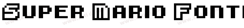 Super Mario Font字体转换